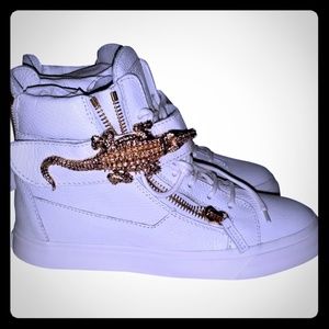 GZ Donna Leather Trainers, Never Worn, Brand New